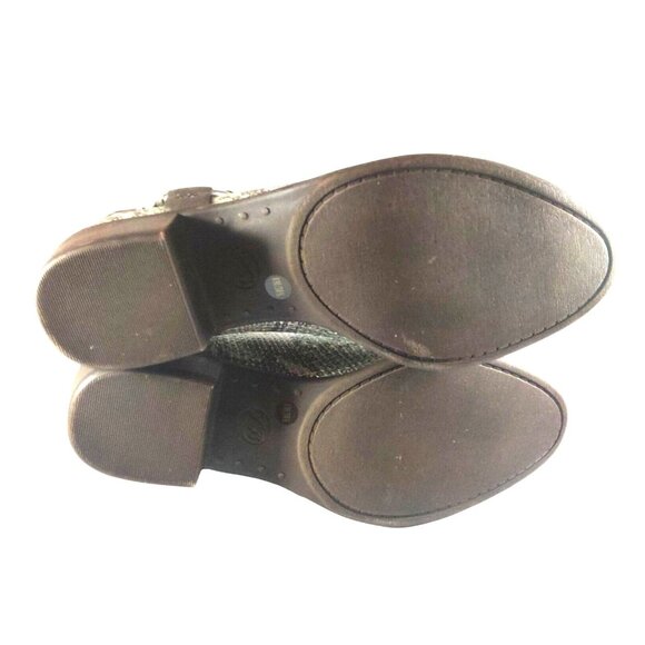 Lucky Brand Bernaeh Women's Size 8M Snakeskin Ankle Boots - Picture 8 of 8